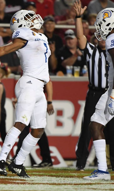 San Jose State upsets Arkansas with late score